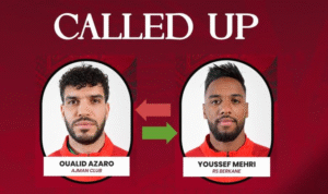 السكتيوي يستدعي أزارو لتعويض ميهري في قائمة المغرب لكأس العرب 2