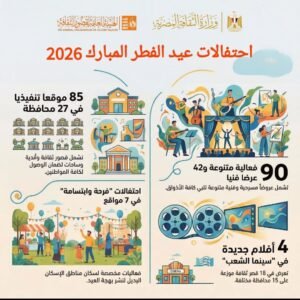 هيئة قصور الثقافة تقدم برنامجاً فنياً حافلاً بمناسبة عيد الفطر المبارك بجميع المحافظات 2