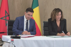 البنين تجدد دعمها لسيادة المغرب على الصحراء 3 وزير الخارجية ناصر بوريطة ونظيرته البنينية خلال أشغال اللجنة المشتركة بكوتونو