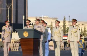 بالصور.. السيسي يفتتح القيادة الإستراتيجية للدولة ويعلن: حدود مصر خط أحمر 6
