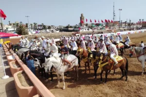 صورة تعبيرية توضح فعاليات موسم مولاي عبد الله أمغار