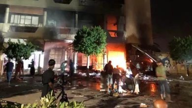 حريق تزنيت