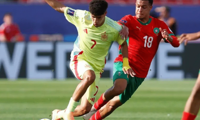 كأس العالم الشيلي: المغرب يفتتح مشواره بفوز مثير على إسبانيا 2