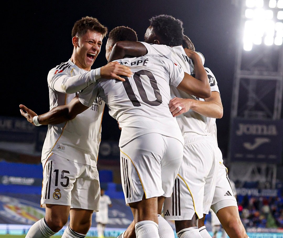 ريال مدريد يحافظ على الصدارة بفوزه على خيتافي بهدف مبابي 1