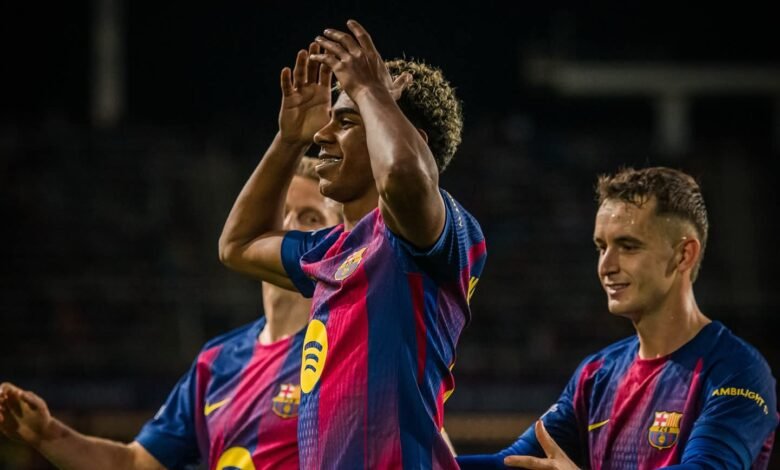 برشلونة يستعيد توازنه بدوري الأبطال بسداسية في شباك أولمبياكوس 1
