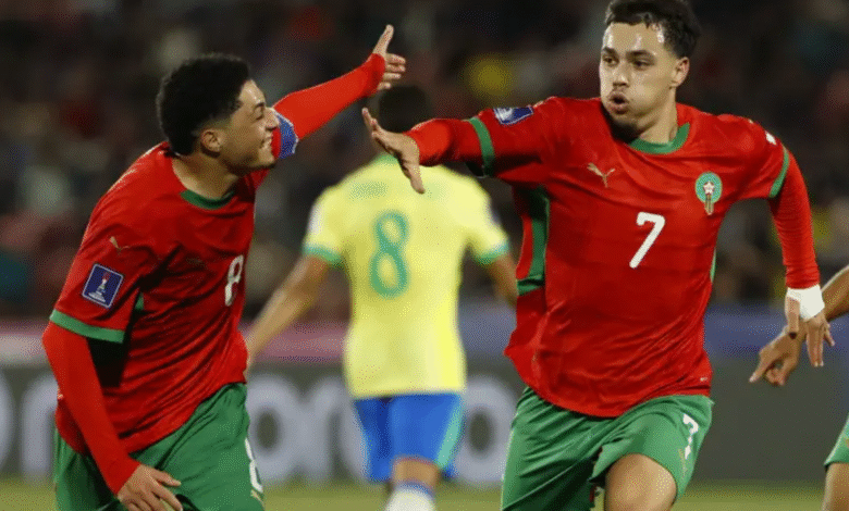 انتصار تاريخي: المغرب يطيح بالبرازيل ويحجز مقعده في ثمن نهائي مونديال U20 2