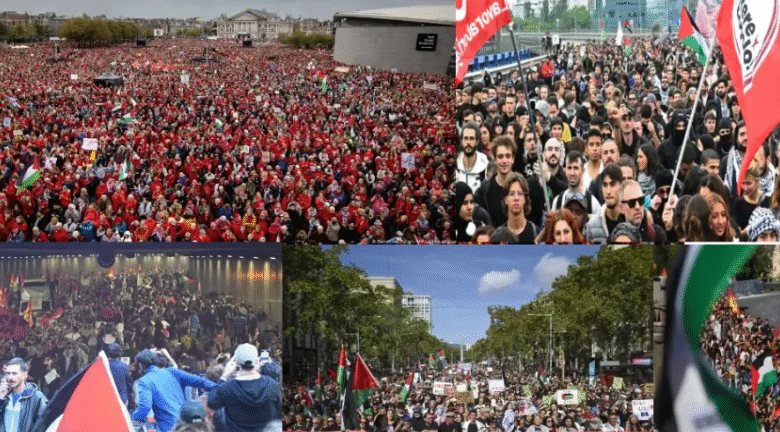 موجة تضامن عالمية: ملايين يهزون أوروبا والعالم دعمًا لفلسطين ورفضًا للإبادة في غزة 2