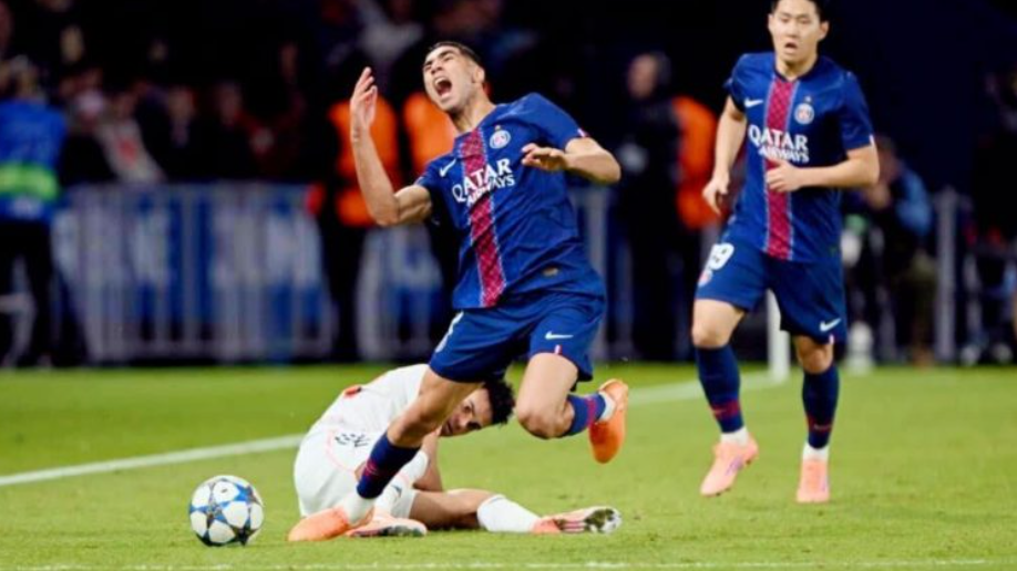 أشرف حكيمي يعاني تمزقًا في الرباط الصليبي 1