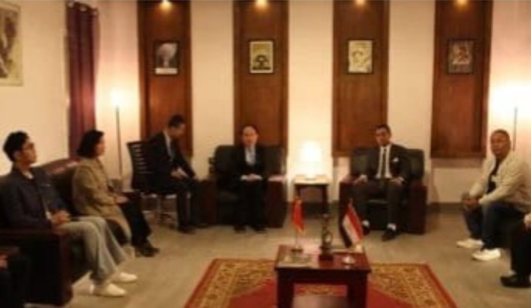 وفد صيني سينمائي رفيع المستوى يزور المركز القومي للسينما بستوديو الأهرام 1