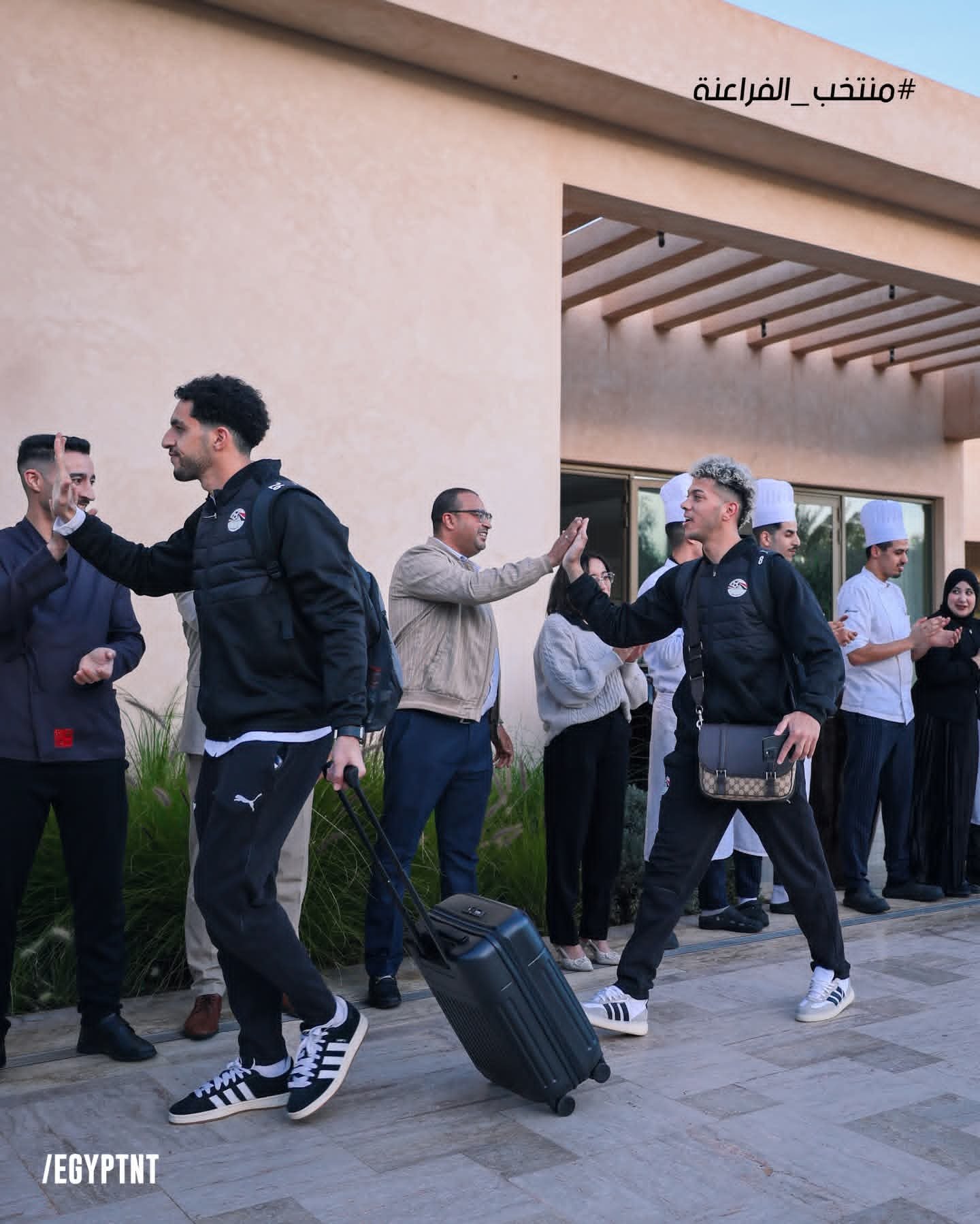 بالصور.. ممر شرفي لمنتخب مصر في أكادير قبل التوجه إلى طنجة لمواجهة السنغال 1