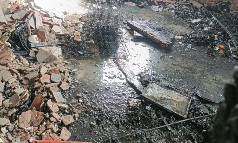 رماد بعد لهب.. حريق يلتهم محتويات شقة بالكامل بشبرا الخيمة 1