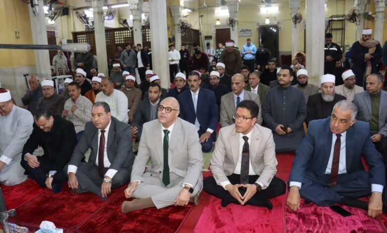 محافظ القليوبية ومدير الأمن يشاركان في احتفالية كبرى لذكرى الإسراء والمعراج ببنها 1