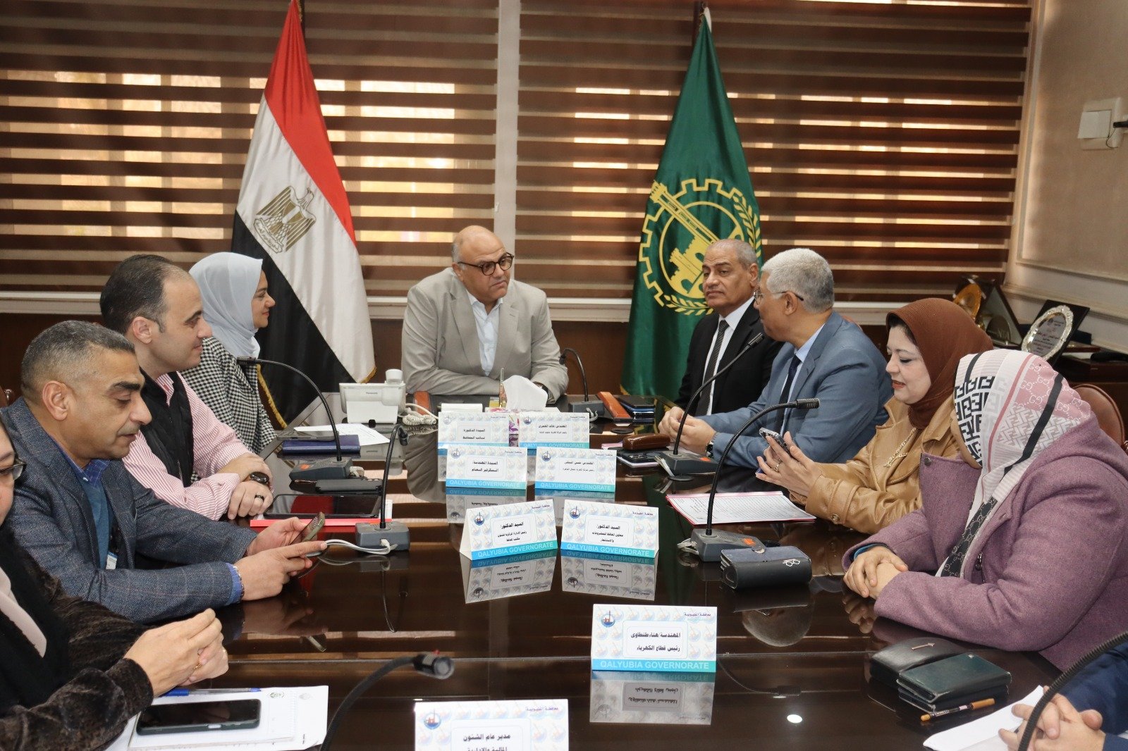 محافظ القليوبية يطلق خطة شاملة لتطوير الإنارة العامة بالتنسيق مع شركات الكهرباء 1