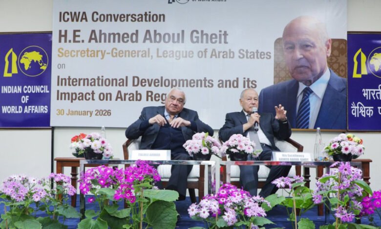 من الهند …أبو الغيط يؤكد: حل الدولتين يظل هو الحل العادل الوحيد للقضية الفلسطينية 1