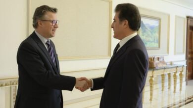 رئيس إقليم كوردستان يبحث مع وزير الشؤون الخارجية الألماني تطورات الأوضاع في المنطقة وتطوير التعاون المشترك 7