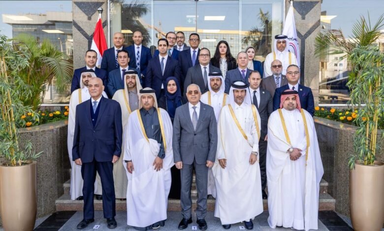 رئيس مجلس أمناء وحدة مكافحة غسل الأموال وتمويل الإرهاب المصرية يستقبل النائب العام القطري 1