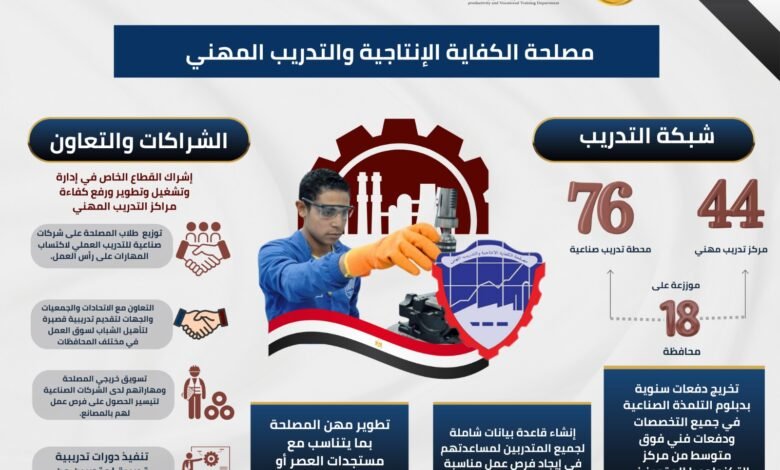 مصانع تدار بالعقول المدربة.. الكفاية الإنتاجية تصنع كوادر الصناعة المصرية 1