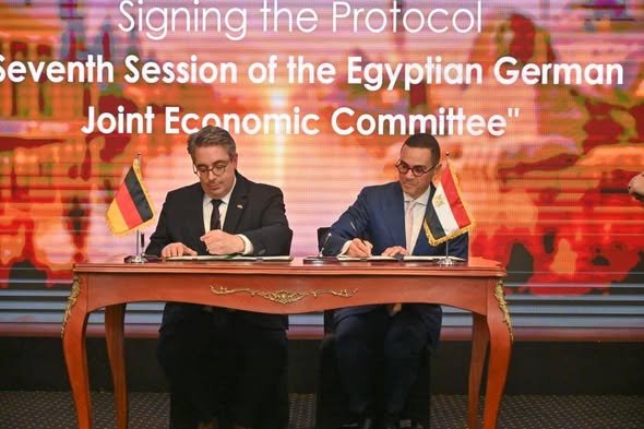 مصر وألمانيا توقعان محضر الاجتماع السابع للجنة الاقتصادية المصرية الألمانية المشتركة 1