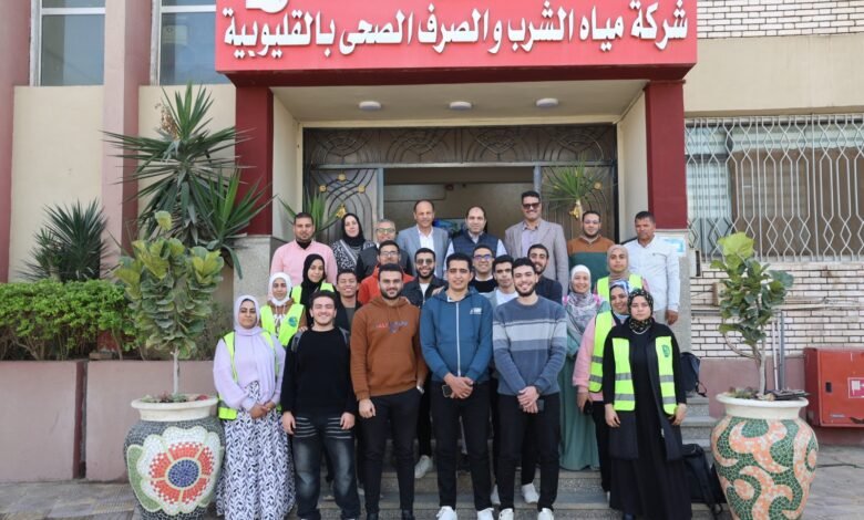 ربط الدراسة بالتطبيق.. طلاب هندسة شبرا يتفقدون محطة مياه بنها 1