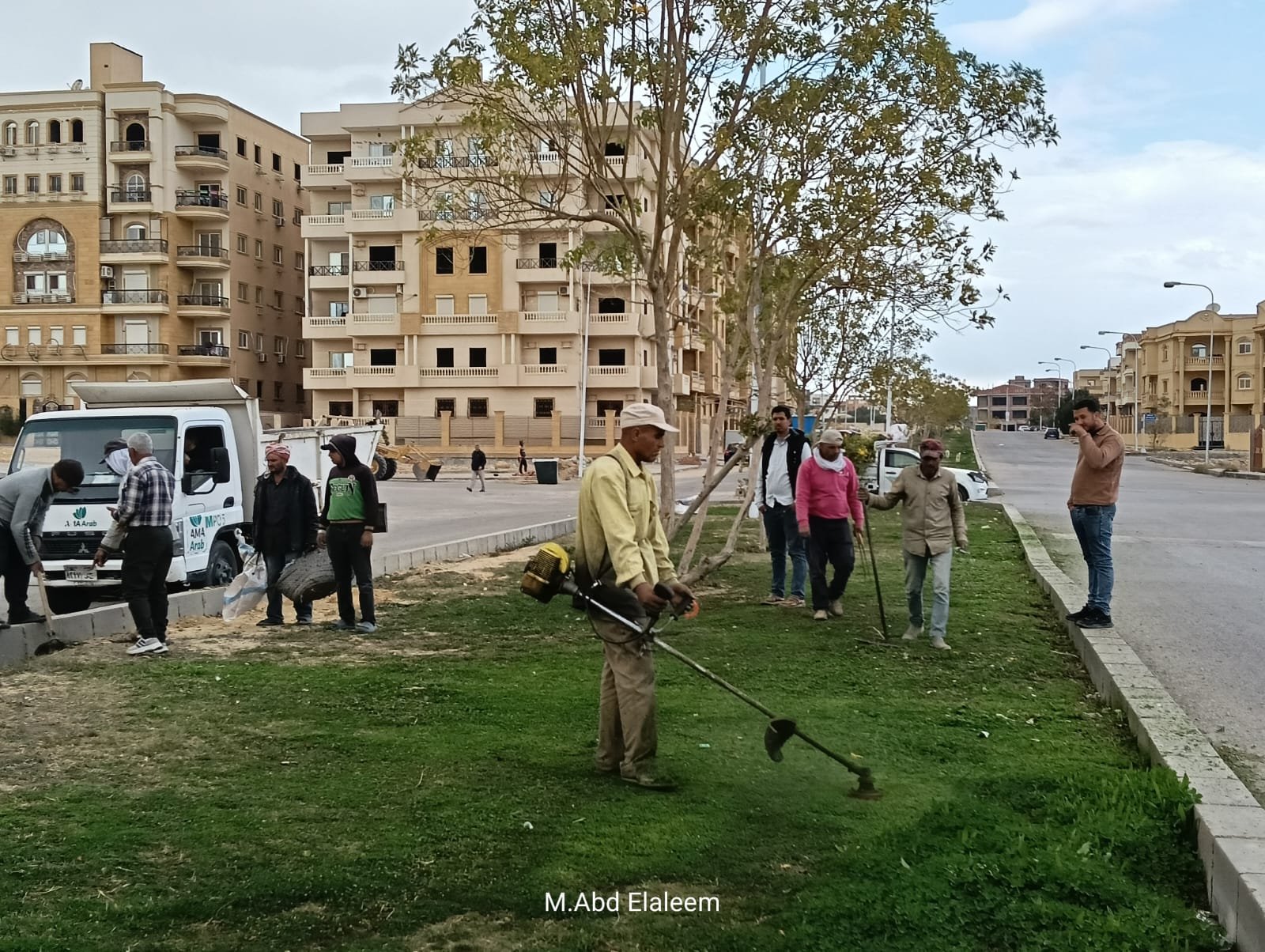 جولة موسعة لرفع مستوى الخدمات وتعزيز المظهر الحضاري بمدينة العبور 1