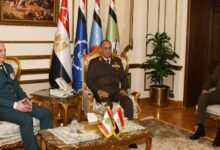 وزير الدفاع والإنتاج الحربى يلتقى قائد الجيش اللبنانى 12