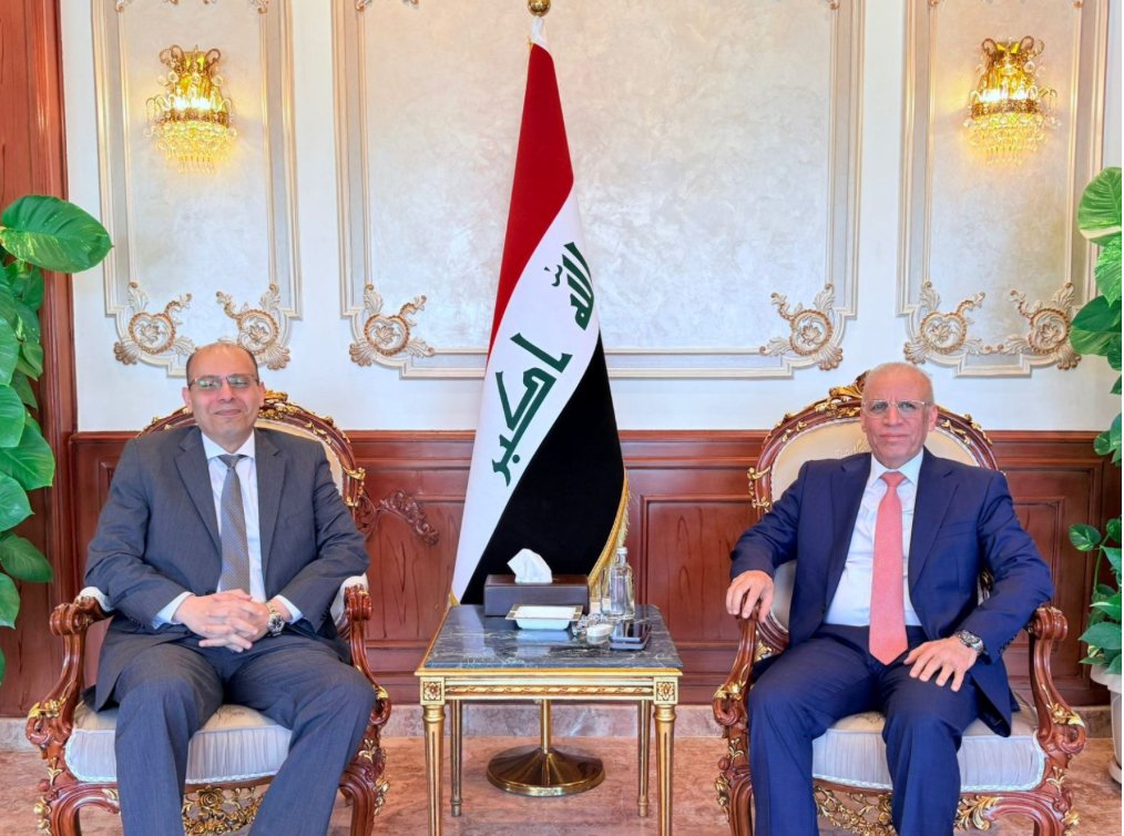 سفير العراق بالقاهرة يبحث مع مندوب مصر الدائم تعزيز التنسيق المشترك في جامعة الدول العربية 1