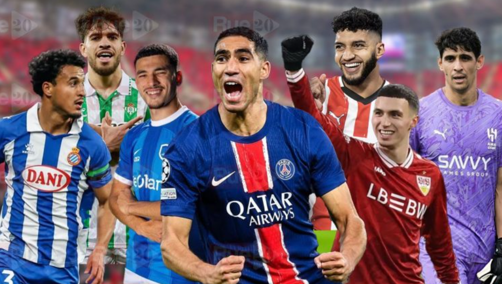 تألق لافت لأسود الأطلس في الدوريات الأوروبية الكبرى 1