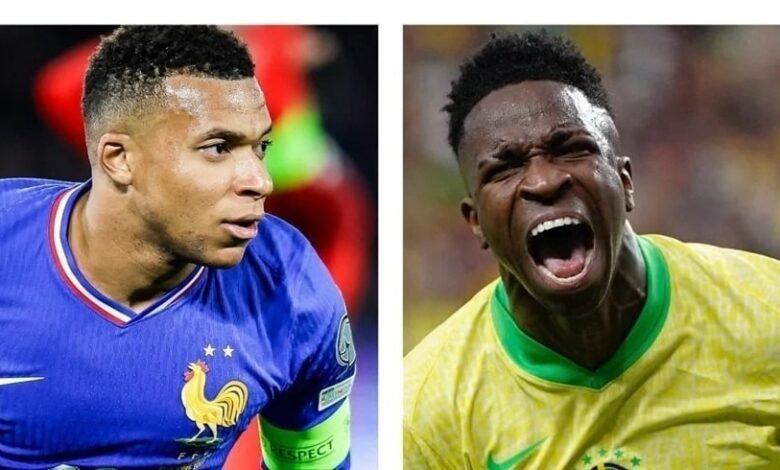 كيليان مبابي و فينسيوس جونيور وجهًا لوجه بمباراة فرنسا والبرازيل الودية المرتقبة 1
