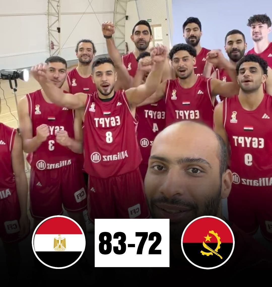 منتخب مصر للسلة يتلقى الخسارة الثانية بتصفيات كأس العالم أمام أنجولا 1
