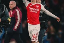 أرسنال يحافظ على صدارته للبريميرليج بفوز صعب على إيفرتون 14