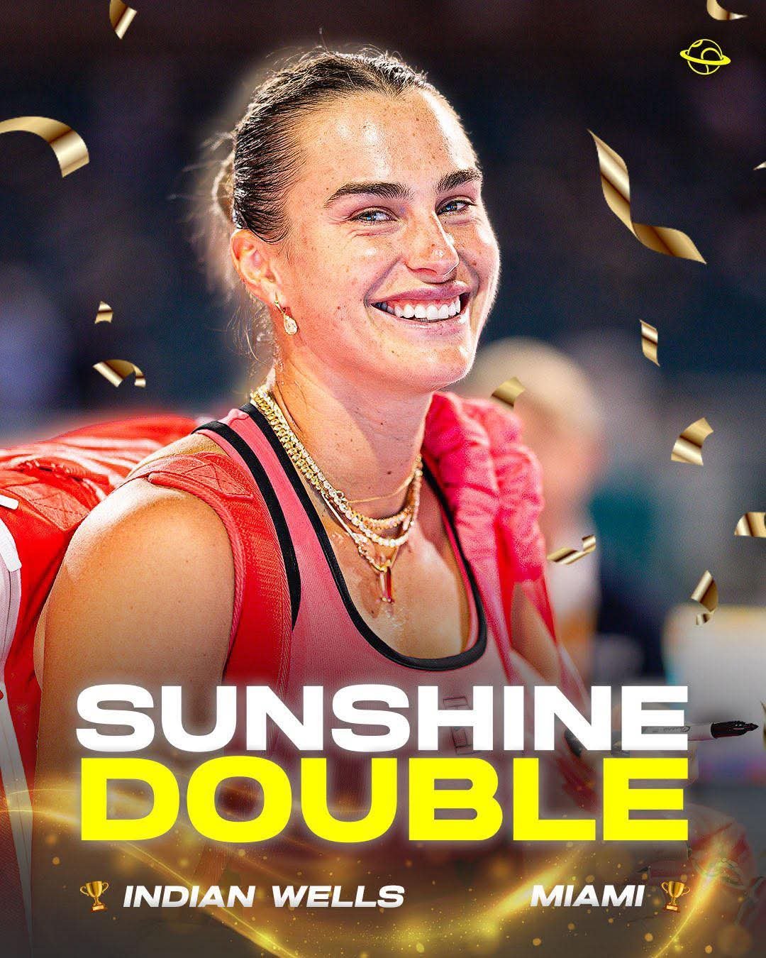 المصنفة الأولى عالميًا أرينا سابالينكا تتوج ببطولة ميامي ماسترز للتنس 1