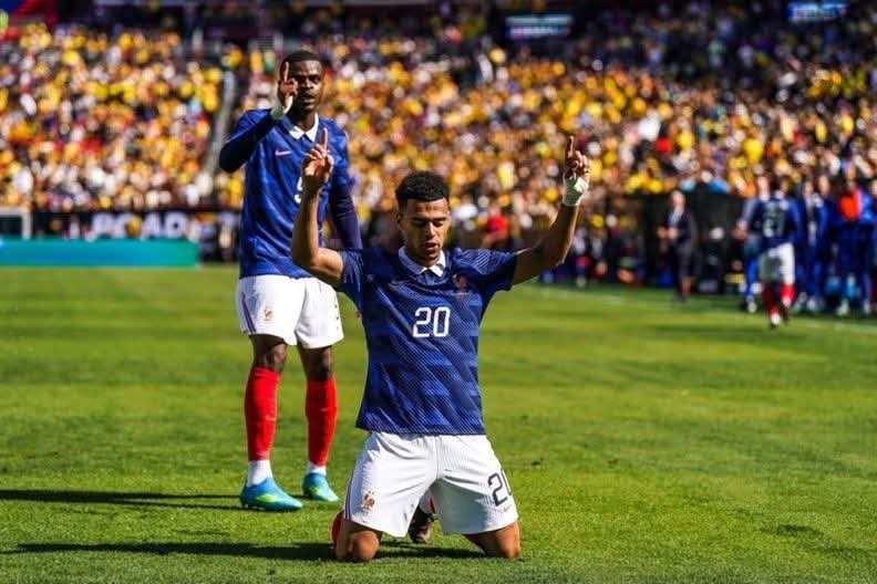 ديزيري دوي يقود منتخب فرنسا للفوز على كولومبيا بثلاثية إستعدادًا للمونديال 1