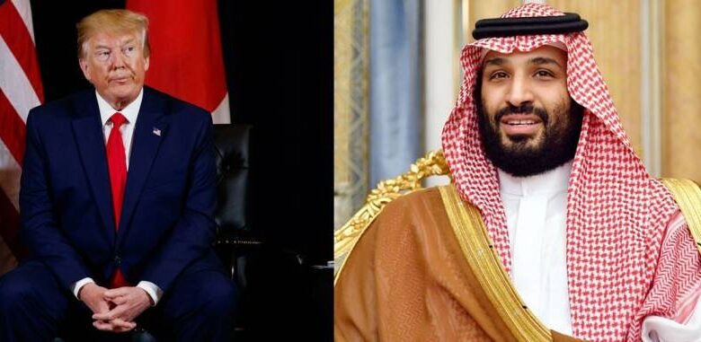 في اتصالٍ هاتفي بولي العهد السعودي .. ترمب يعرب عن إدانة بلاده للهجمات الصاروخية السافرة التي تعرضت لها المملكة 1