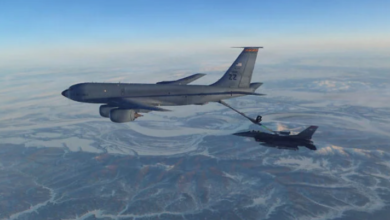 تحطم طائرة وقود أمريكية غرب العراق 3