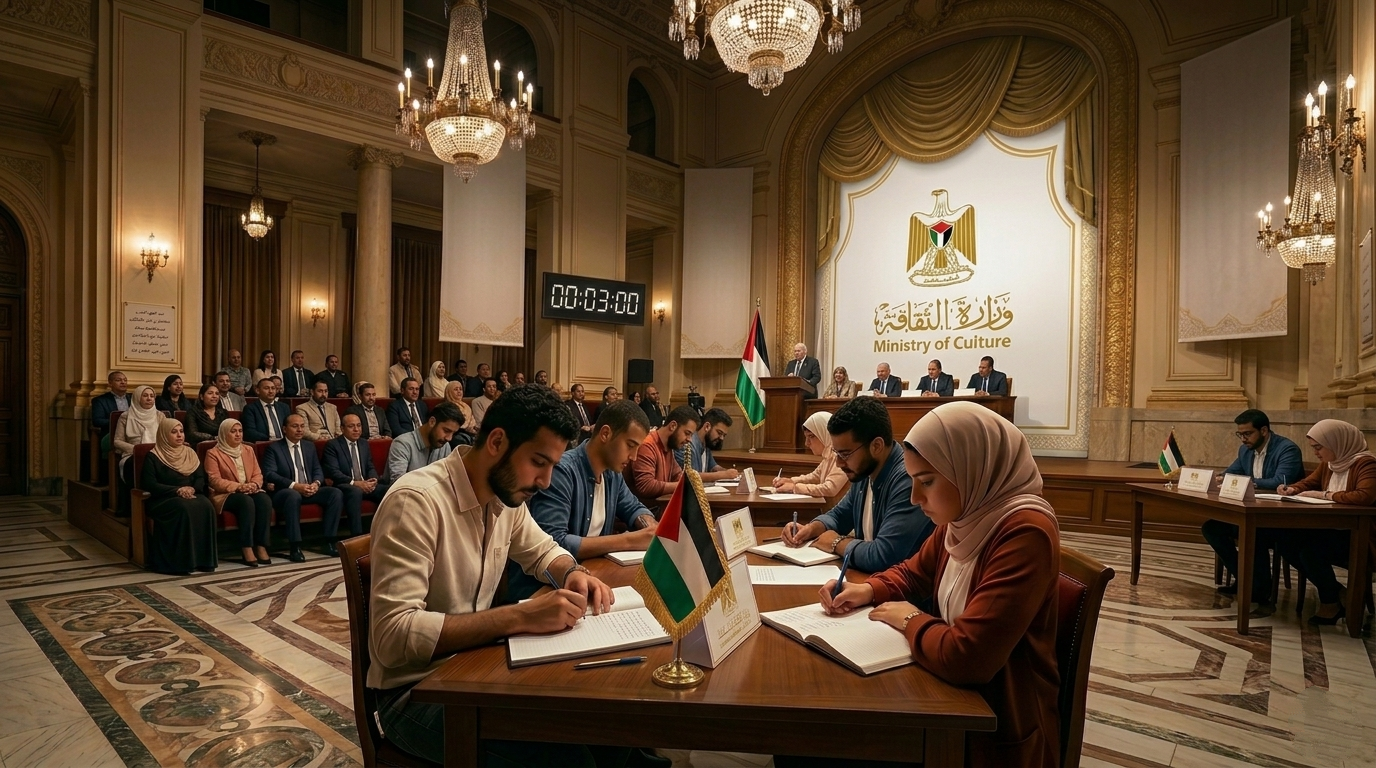 "اكتب في ثلاث ساعات".. وزارة الثقافة الفلسطينية تطلق مسابقة إبداعية لاحتضان المواهب الشابة 1