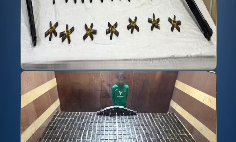 اشتباك ناري ينتهى بمصرع 3 عناصر إجرامية وضبط 800 كجم مخدرات و76 سلاحًا ناريًا 1