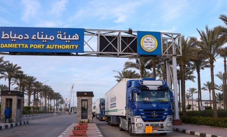 تدفق الشحنات الأوروبية إلى الخليج عبر دمياط.. نجاح متواصل لخط “الرورو” 1