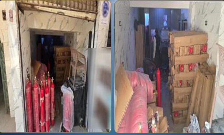 في اللحظة الأخيرة.. إحباط طرح طفايات حريق مغشوشة بالأسواق بشبرا الخيمة 1