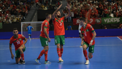 أسود الفوتسال يتوجون بلقب بركان بعد فوزهم على ليبيا 3