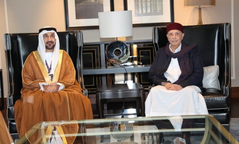 اليماحي وعقيلة صالح يبحثان الأزمة الليبية بإسطنبول 1