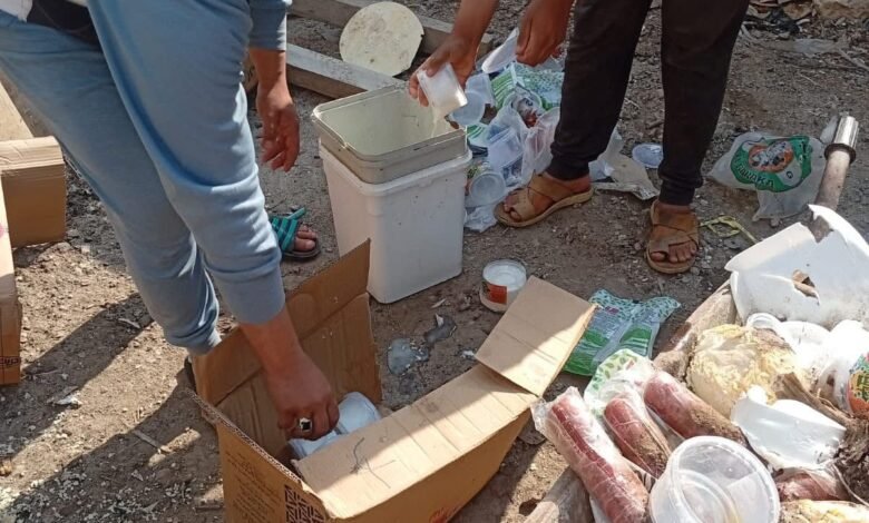 ضبط 130 كجم مواد غذائية غير صالحة للاستهلاك الآدمي بكفر الشيخ 1