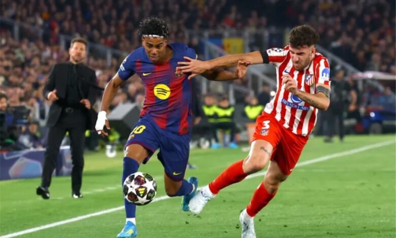 أتليتكو مدريد يعبر لنصف نهائي دوري الأبطال رغم الخسارة أمام برشلونة 1