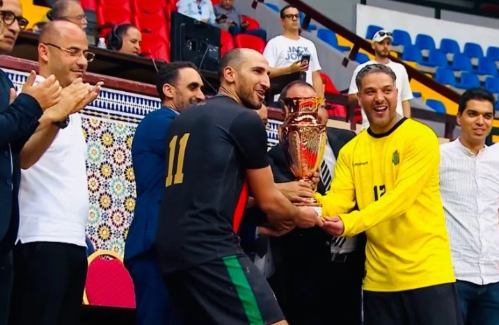 الجيش الملكي يتوج بلقب كأس العرش في كرة اليد 1