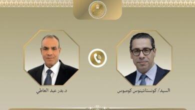 إتصال مصري قبرصي لبحث التهدئة الإقليمية ومستجدات الملف الإيراني 2