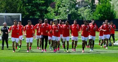 منتخب مصر يواصل تحضيراته إستعدادًا لمواجهته الأولى بالمونديال أمام بلجيكا 1