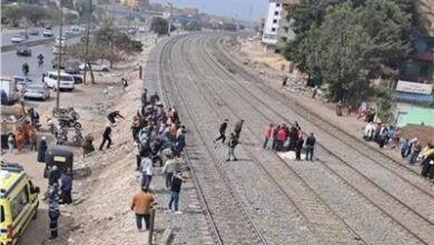 عبور خاطئ يتحول لكارثة.. مصرع شخصين أسفل قطار بشبرا الخيمة 2