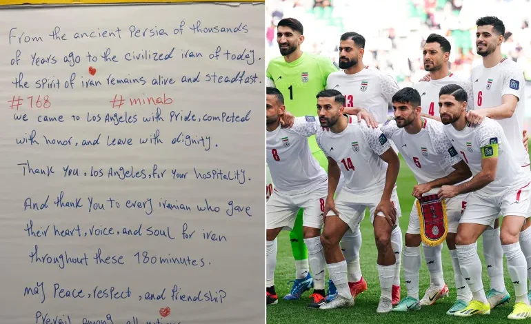 المنتخب الإيراني يترك رسالة إنسانية بعد مباراة بلجيكا.. فما فحواها؟ 1