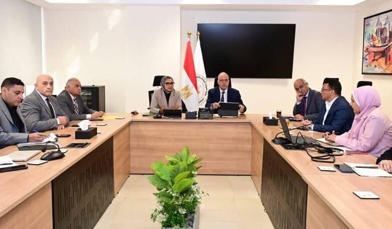 وزير الري ومحافظ الوادي الجديد يبحثان مستقبل المياه الجوفية وخطط التنمية المستدامة 1