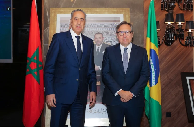 المديرية العامة للأمن الوطني تستقبل سفير البرازيل بالرباط 1
