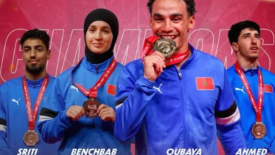 المغرب يحصد المركز الثالث في كأس محمد السادس للكراطي 5